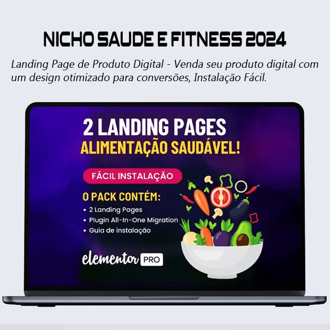 Landing Pages Saúde e Fitness