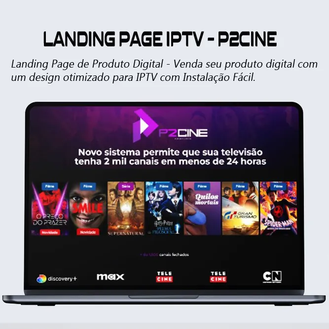 Landing Page P2Cine 2025