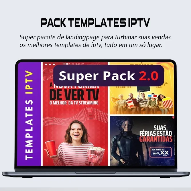 Templates IPTV para Canva
