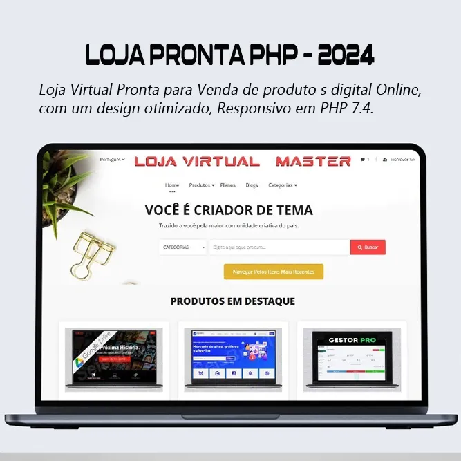Loja PHP para Produtos Digitais