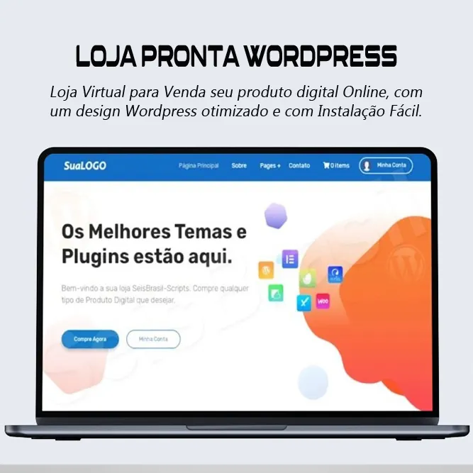 Loja WordPress de Produtos Digitais