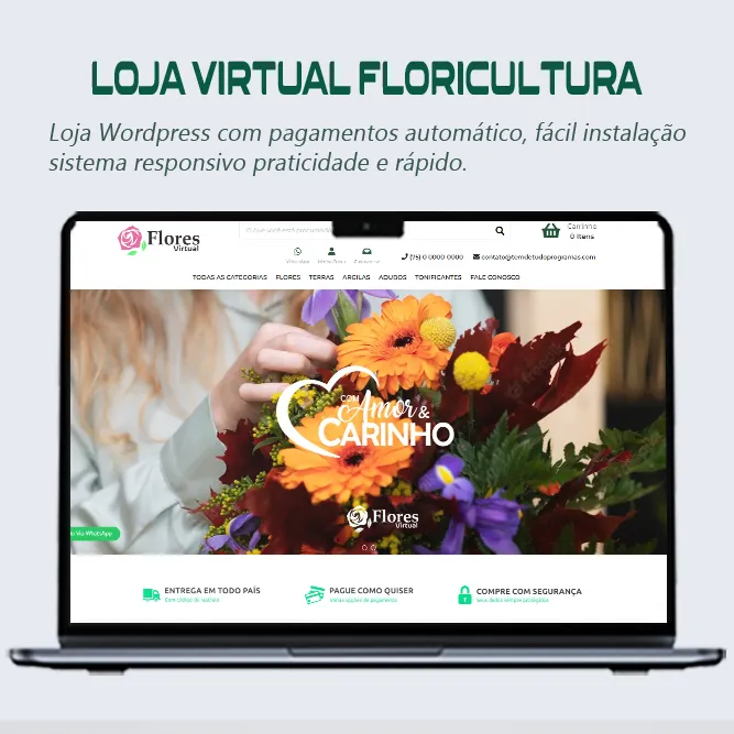 Loja Virtual para Floricultura