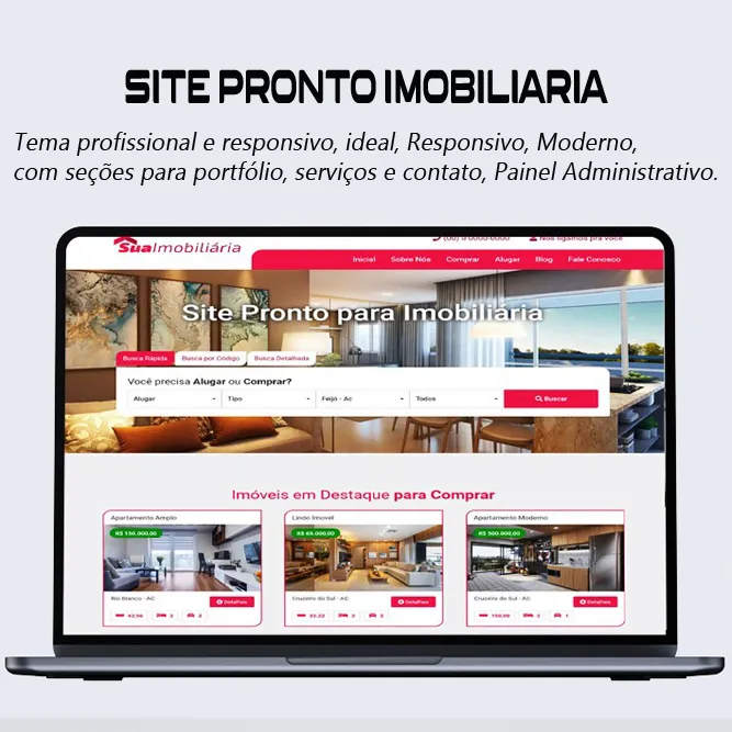 Site para Imobiliária