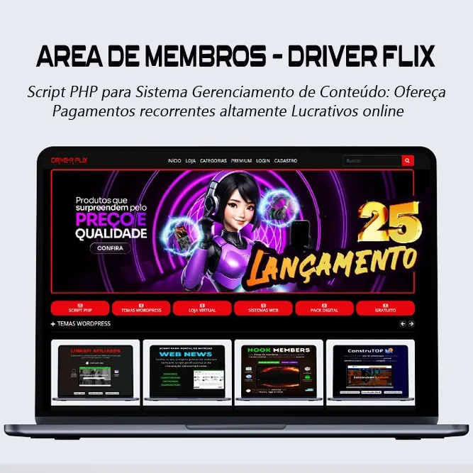 Área de Membros DriverFlix