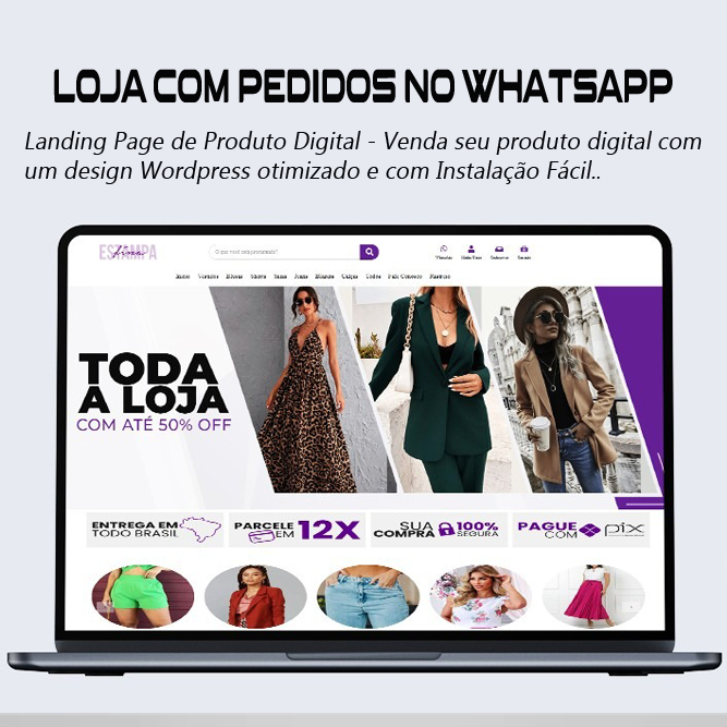 Loja Virtual com WhatsApp